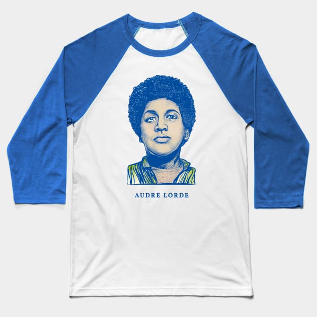 Audre Lorde Baseball T-Shirt by Huge Potato